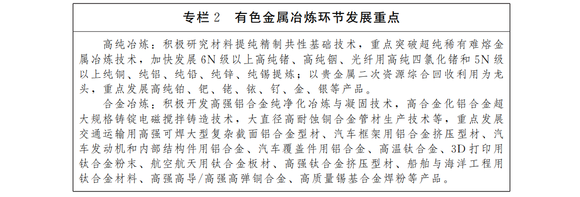 云南省有色金属工业调结构促转型增效益实施方案解读 以有色金属合金为关键抓手